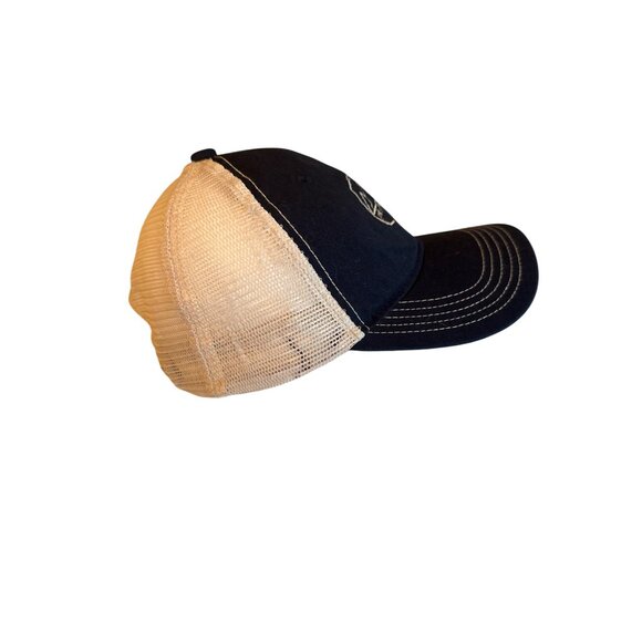 Get Outside Trucker Hat With Mesh Back Casual Novelty Blue Adjustable - Picture 3 of 6
